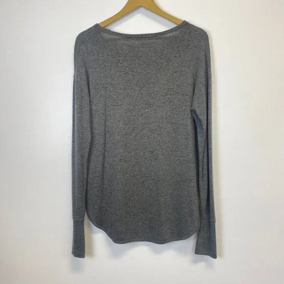 Athleta Gray Long Sleeve Top - Picture 9 of 10